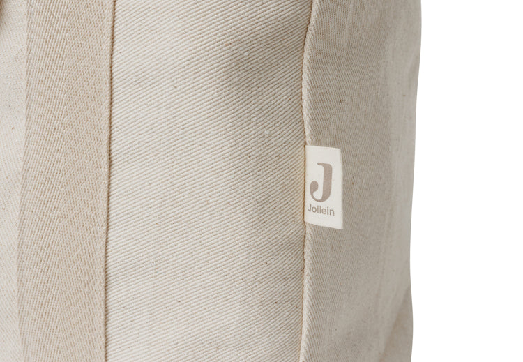 Jollein Diaper Bag Twill Natural close up
