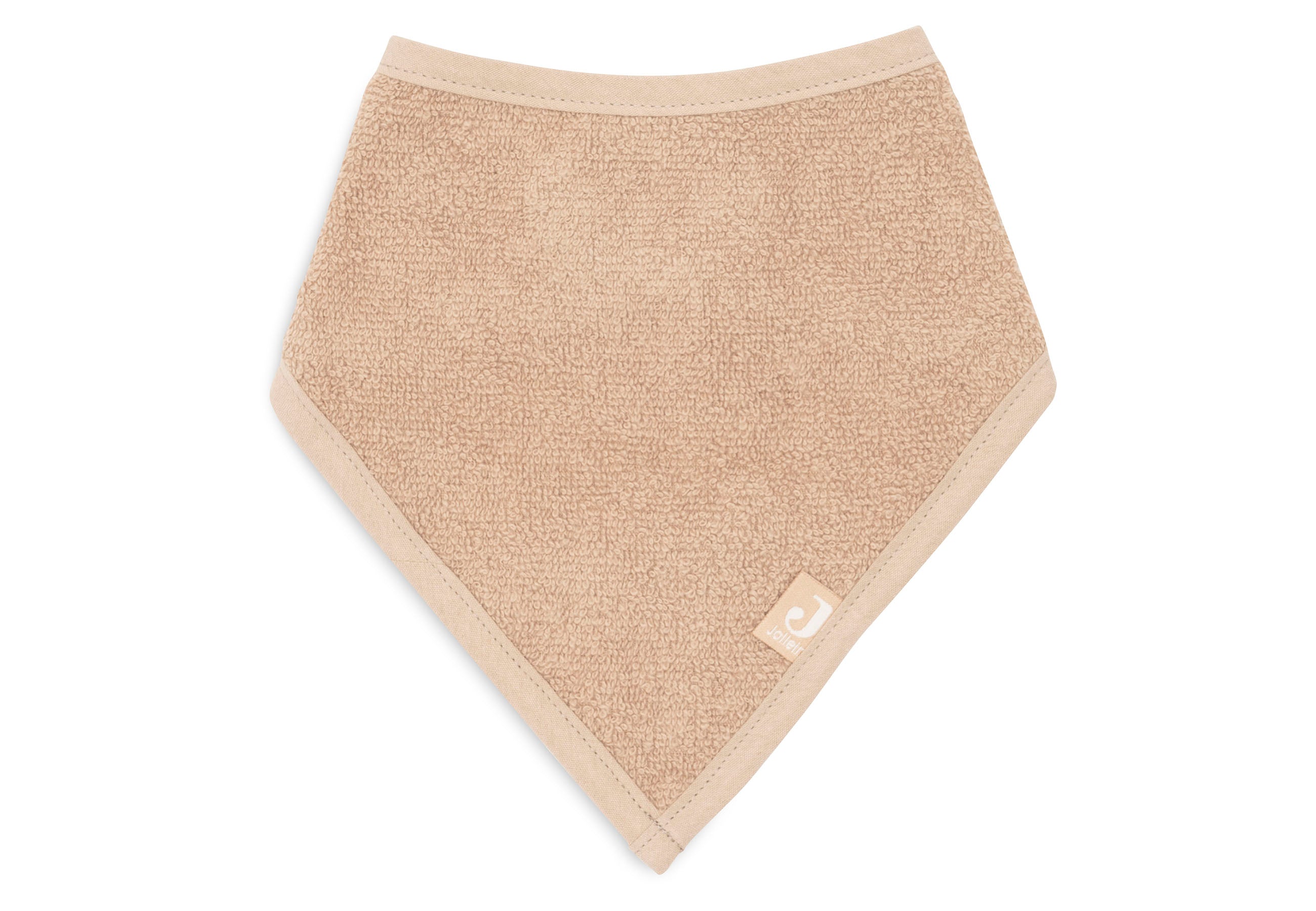 Jollein Bib Bandana - Biscuit from top