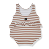 1+ In the family | Ilaria Newborn Swimsuit - Apricot