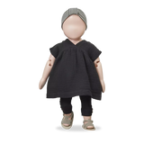 1+ In the family | Sina Rib Leggings - Anthracite