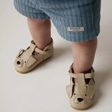 Donsje | Baby Shoes Spark Golden Retriever - Ivory Classic Leather