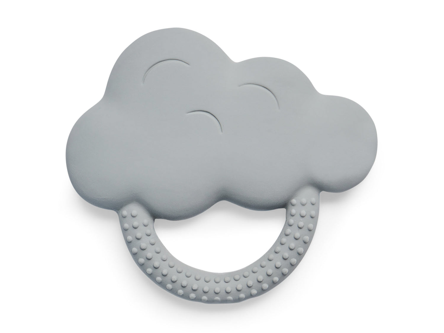 Jollein teething ring cloud in storm grey color