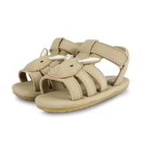 Donsje | Baby Shoes Diedan Bunny- Taupe Nubuck