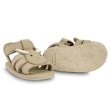 Donsje | Baby Shoes Diedan Bunny- Taupe Nubuck