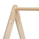 Jollein wooden baby gym close up