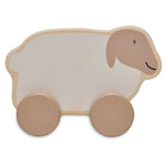 Jollein wooden toy car lamb