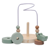 Jollein | Wooden Bead Maze - Croco
