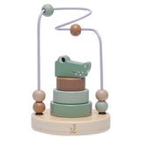 Jollein | Wooden Bead Maze - Croco