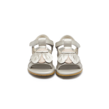 Donsje | Toddler Shoes Jiles Sky Sandals Golden Beetle - Silver Metallic Leather