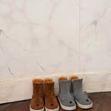 Donsje | Kids Shoes Thato Boots Bear - Cognac Suede