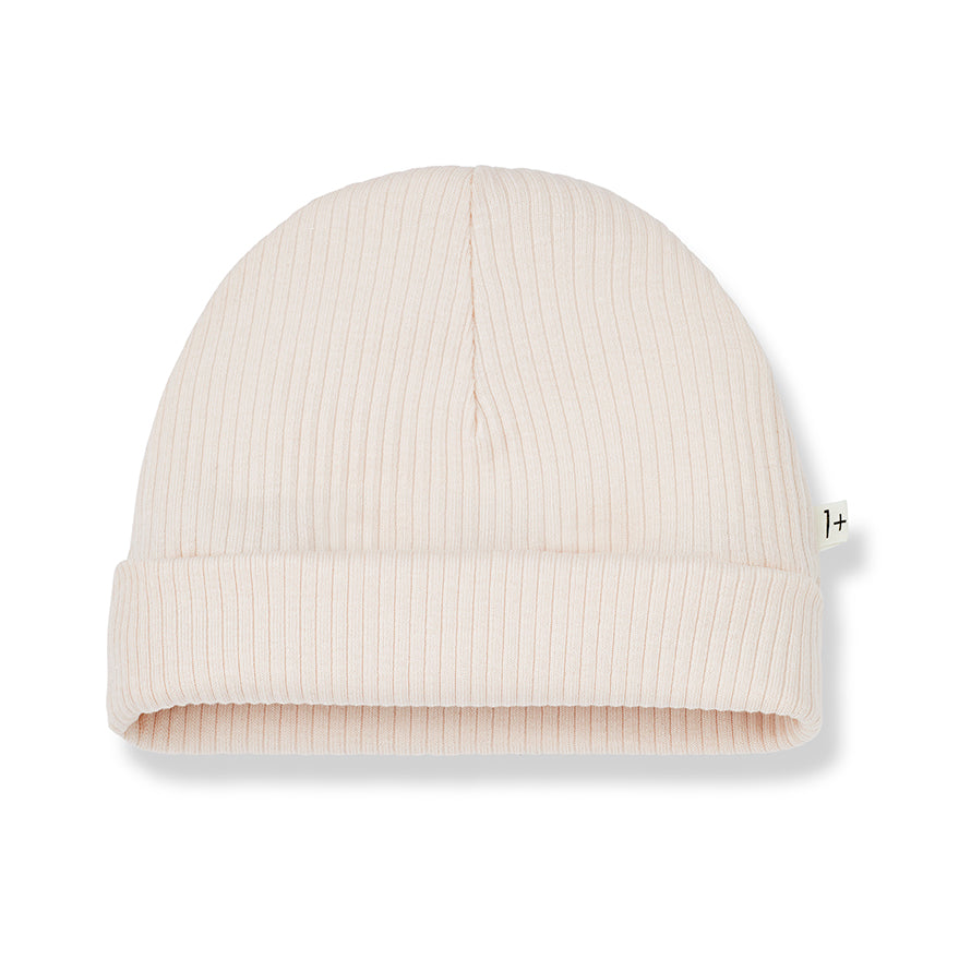 1+ In the Family baby hat Ton in Blush color