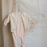1+ In The Family Baby Onesie Nona in Blush color