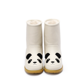 Donsje | Kids Shoes Wadudu Classic Boots Panda - Off White Leather