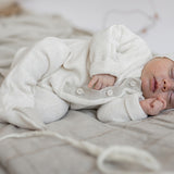 1+ In the family | Gaetan Newborn Onesie - Ecru