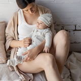 1+ In The Family | Gio Baby Beanie - Pale Aqua