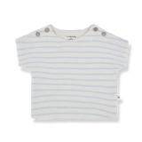 1+ In The Family | Tomaso Top Short Sleeves - Misty Blue