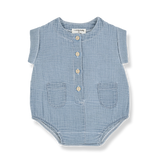 1+ In The Family | Carlo Romper - Denim