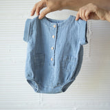 1+ In The Family | Carlo Romper - Denim