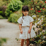 Donsje | Kids Shoes Emilia Organza Sneakers - Off White Metallic Leather