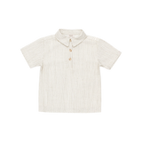 Donsje | Shirt Ifo - Warm White - Thyme Striped
