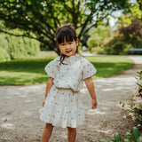 Donsje | Skirt Lindie Roses - Warm White