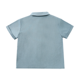 Donsje | Shirt Qrammie - Steel Blue Striped