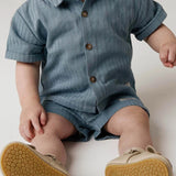 Donsje | Baby Shoes Spark Golden Retriever - Ivory Classic Leather