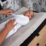 Baby on Meyco | Changing Pad Cover Velvet - Light Grey