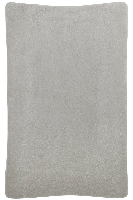 Meyco | Changing Pad Cover Velvet - Light Grey from top