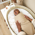 Meyco Swaddle Branches uni sand 2 pack