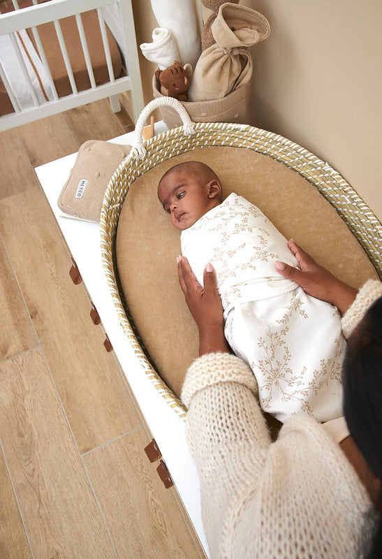 Baby in Meyco | Swaddle - Branches Sand 