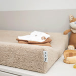 Meyco Changing Pad Cover Teddy Sand with accessories