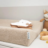 Meyco Changing Pad Cover Teddy Sand with accessories