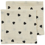 Meyco | Mouth Cloth Sweet Heart - Soft Sand
