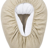 Meyco | Relax Cover Muslin Nursing Pillow - Sand