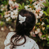 Donsje | Hairclip Filoe Dove - Off White Metallic Leather