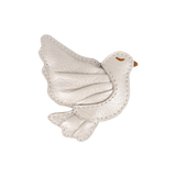 Donsje | Hairclip Filoe Dove - Off White Metallic Leather