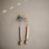 Mushie | Pacifier Clips Halo - Muted Yellow