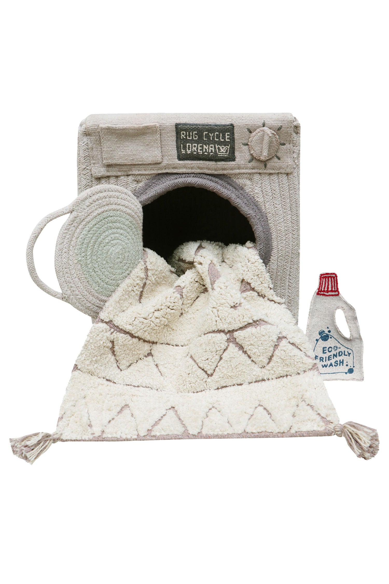Lorena Canals Washing Machine basket front with accessories