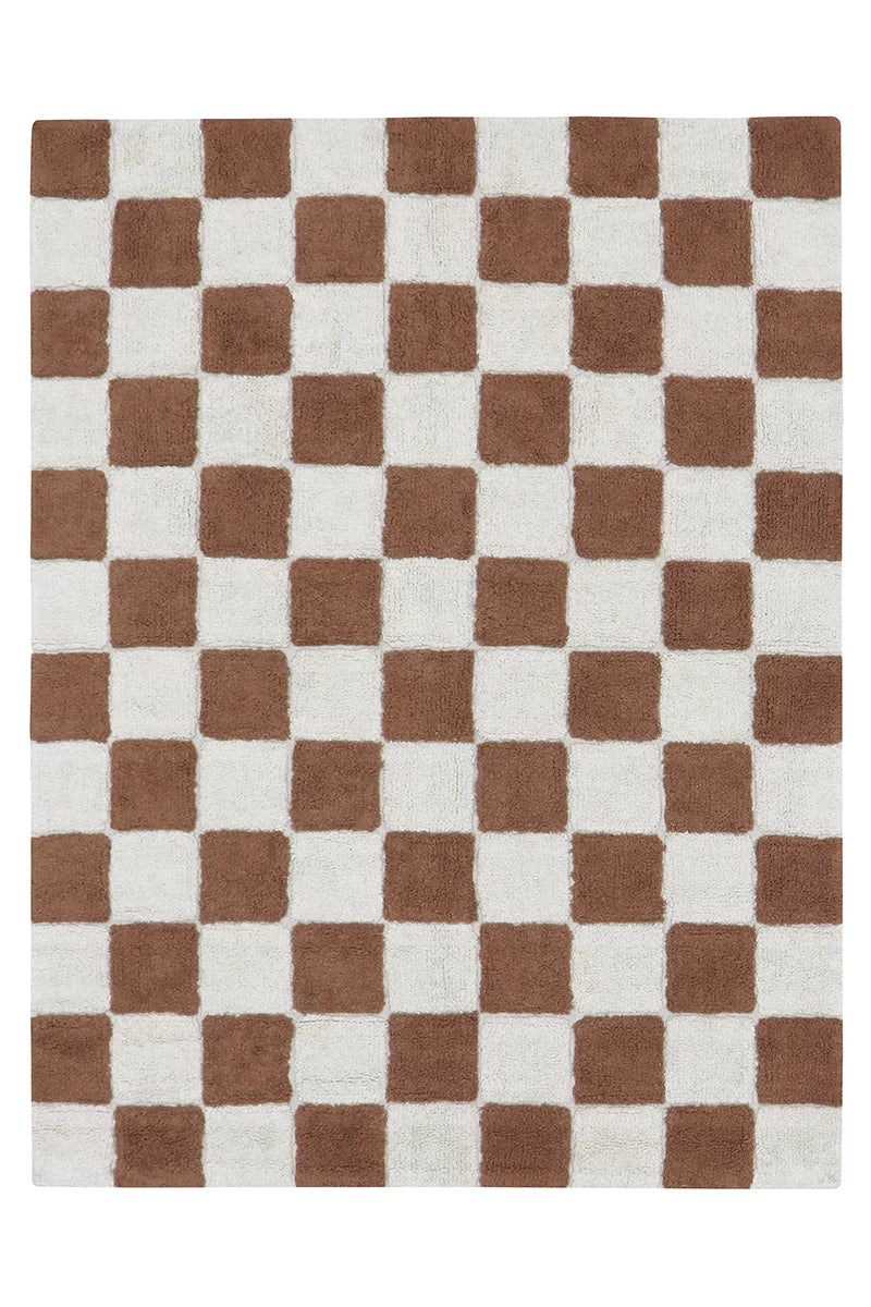 Lorena Canals Washable Rug Kitchen Tiles Toffee