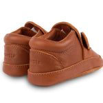 Donsje baby shoes arty bear leather cognac classic flexible suede sole