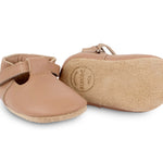Donsje Baby Shoes Elia Leather Praline Suede Sole