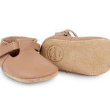 Donsje Baby Shoes Elia Leather Praline Suede Sole