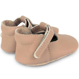 Donsje Baby Shoes Elia Leather Praline Suede Sole