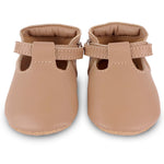 Donsje Baby Shoes Elia Leather Praline Suede Sole