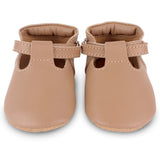 Donsje Baby Shoes Elia Leather Praline Suede Sole