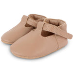 Donsje Baby Shoes Elia Leather Praline Suede Sole