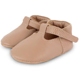 Donsje Baby Shoes Elia Leather Praline Suede Sole