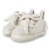 Donsje Baby Shoes Semmi Cream Leather Suede Sole