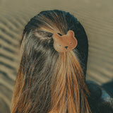 Donsje | Hair Tie Josy Bear - Leather Cognac Classic